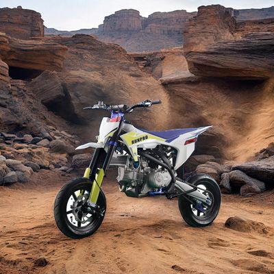 Max Loading 150kgs Supermoto 190cc Gas Dirt Bike Motard 12''12'' On Road Tire Gas Motorcycle for Adult