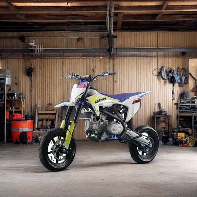 Max Loading 150kgs Supermoto 190cc Gas Dirt Bike Motard 12''12'' On Road Tire Gas Motorcycle for Adult