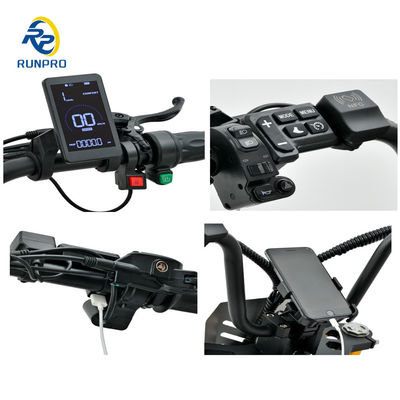 Electric Scooter Citycoco Fat Tire 1500W 2*1500W 60V Foldable Long Range with EEC COC