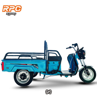 Custom Farm 1200W Electric Tricycle Motorcycle with Front Drum Rear Drum Brake System