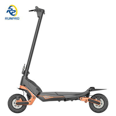48V10.4Ah Dual Motor Foldable Electric Scooter with Aluminum Alloy Frame and LED Light