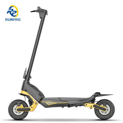 48V10.4Ah Dual Motor Foldable Electric Scooter with Aluminum Alloy Frame and LED Light