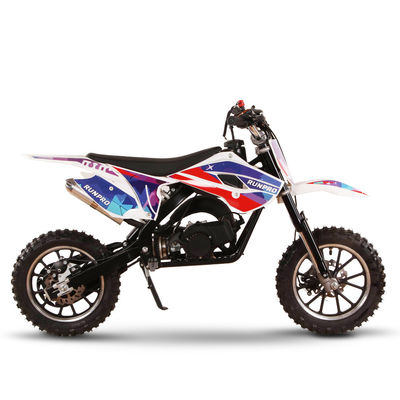 RUNPRO Two Stroke Off Road Mini Dirt Bike Good and Displacement 50CC for Max Load of 60kg