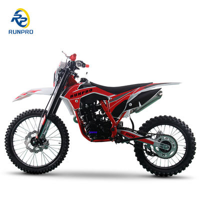 2024 250cc 4 Stroke Dirt Bike Pit Moto Cross with CE Max. Speed 80km/h Wheelbase 1340mm