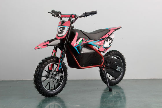 Front Brake Drilled Disc Brakes 36V Mini Electric Moto Cross 800W Dirt Bike for Kids