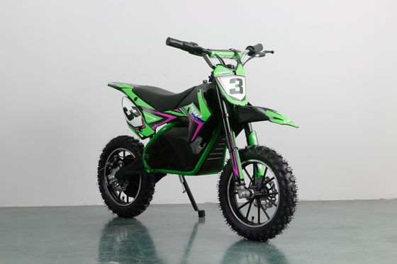 Front Brake Drilled Disc Brakes 36V Mini Electric Moto Cross 800W Dirt Bike for Kids
