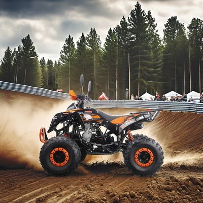 125cc Semi-automatic Quad Bike Off Road Cuatrimoto Moto Manual Vehicle Atv Quad 4 Wheeler