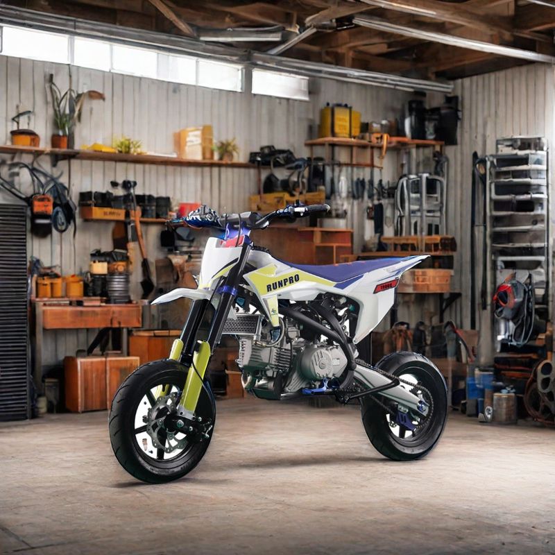 Max Loading 150kgs Supermoto 190cc Gas Dirt Bike Motard 12''12'' On Road Tire Gas Motorcycle for Adult