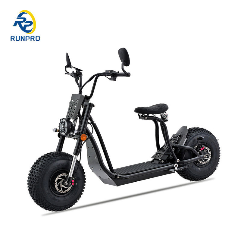 Unisex 1500W 2*1500W 60V EEC COC Fat Tire Adult Chopper Electric Scooter Citycoco with CE