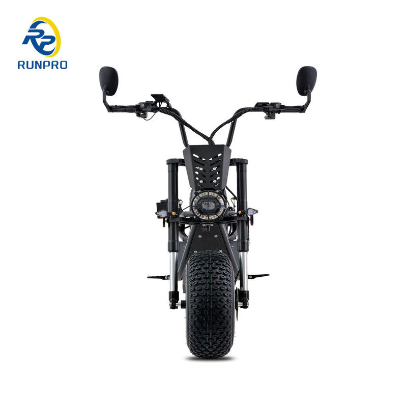 Electric Scooter Citycoco Fat Tire 1500W 2*1500W 60V Foldable Long Range with EEC COC