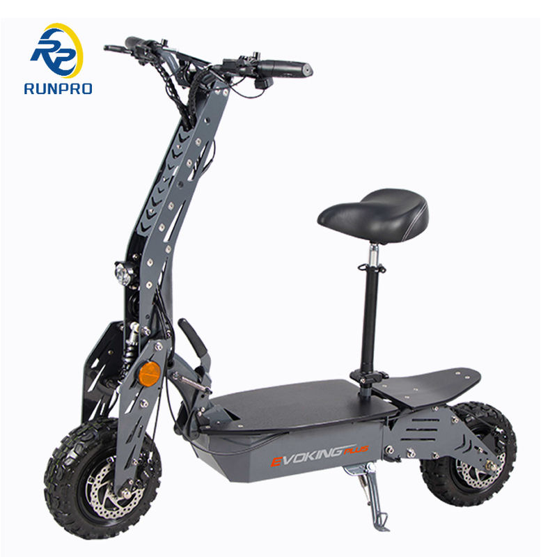 48V12ah Battery 2024 Dual Motor Power Shaft Drave 2000W Electric Scooter for Adult CE