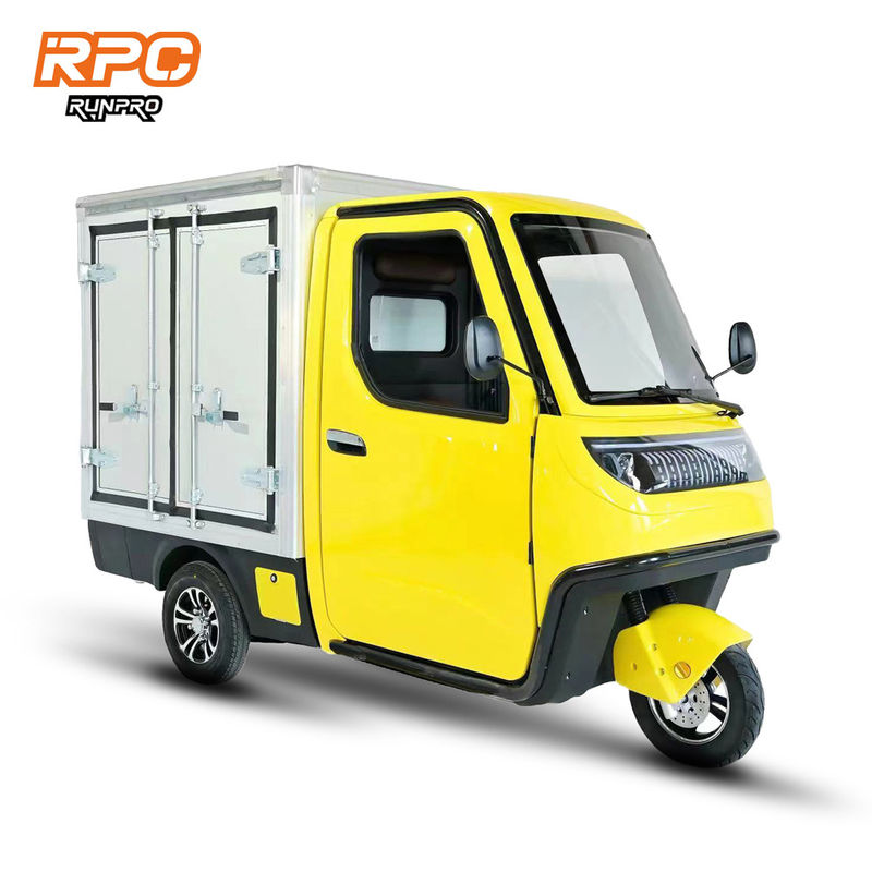 Electric Cargo Tricycle 3 Wheel Moto Motorized Tricycle Mini Truck EEC COC 2024