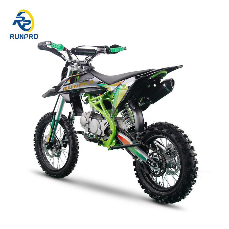 Bike size 1750X710X1080MM Runpro Racing 125cc 140cc 17/14 Wheel Dirt Bike Motorcycle