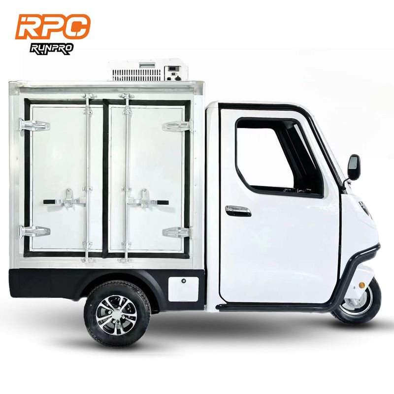 EEC Certified Electric Cargo Tricycle with 3.50-10 Front Tire and 4.00-10 Rear Tire