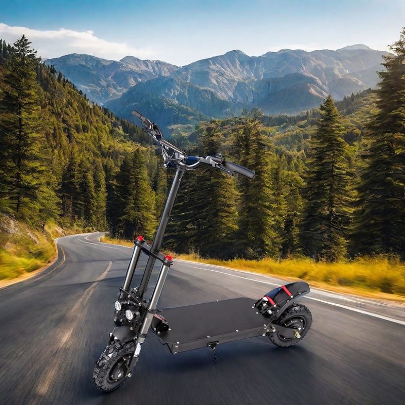 Unisex Powerful 60V Speed Dual Motor Electric Motorcycle 2000W-3000W Off-Road Scooter