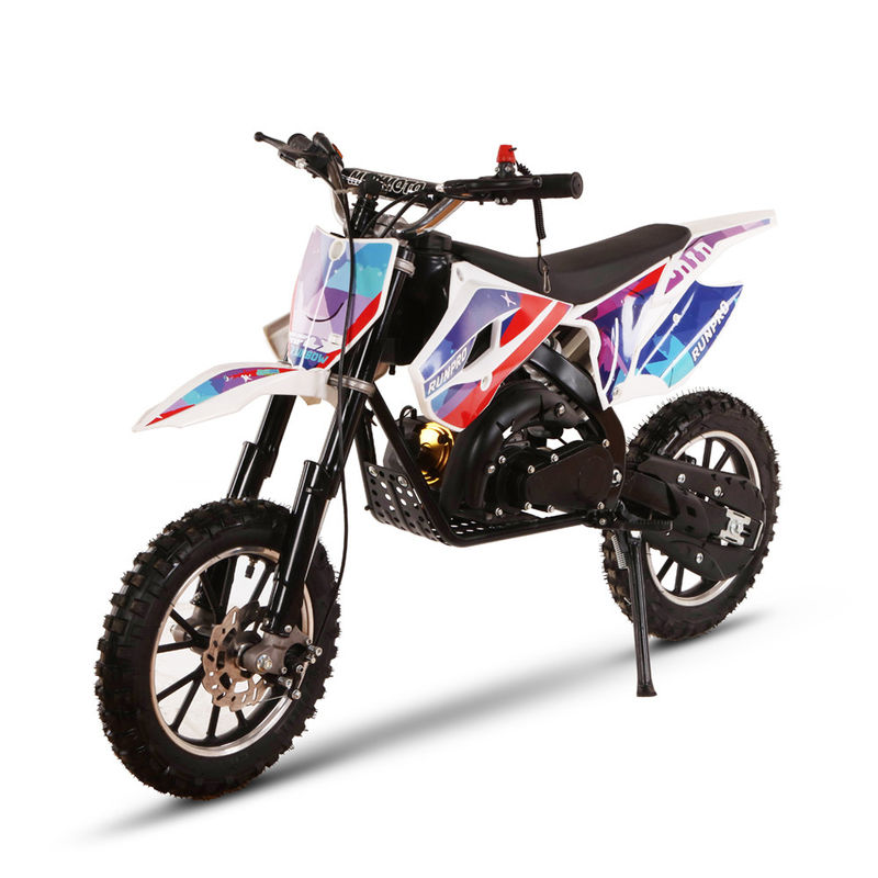 RUNPRO Two Stroke Off Road Mini Dirt Bike Good and Displacement 50CC for Max Load of 60kg