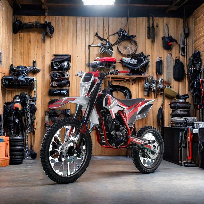 250cc Off-Road 4-Stroke Gasoline Motocross Dirt Bike with Electric Start and Disc Brake
