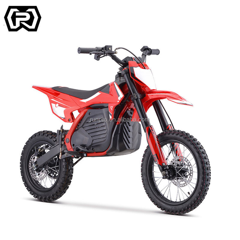 FRONT 2.75-14 REAR 3.00-12 Electric Kids Dirt Bike with Powerful Chain Drive Motorbikes