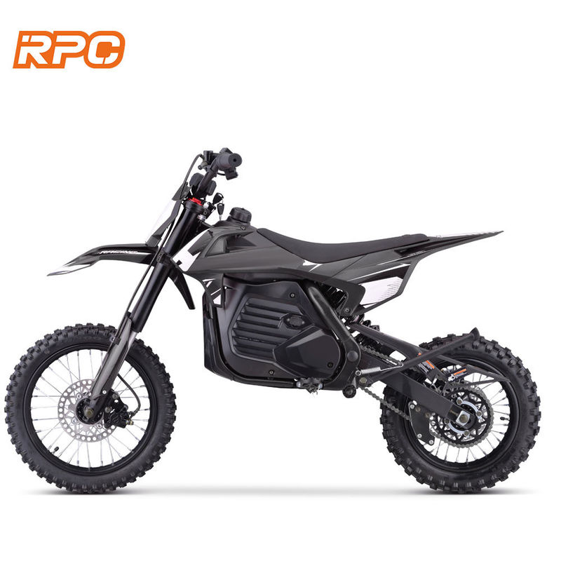 Electric Moto Dirt Bike with 1200W Motor and 48v20ah Lithium Battery Range 50KM 1412 Tire