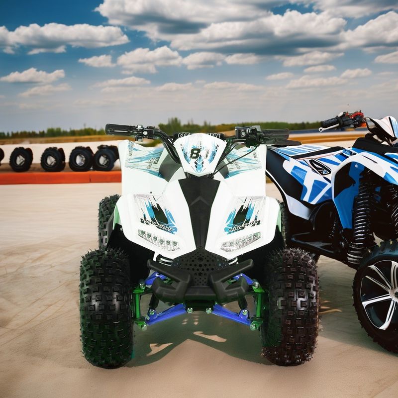 Kids Electric ATV Quad Bike with Wheelbase 600-1000mm and Overall Size 1250x760x800mm