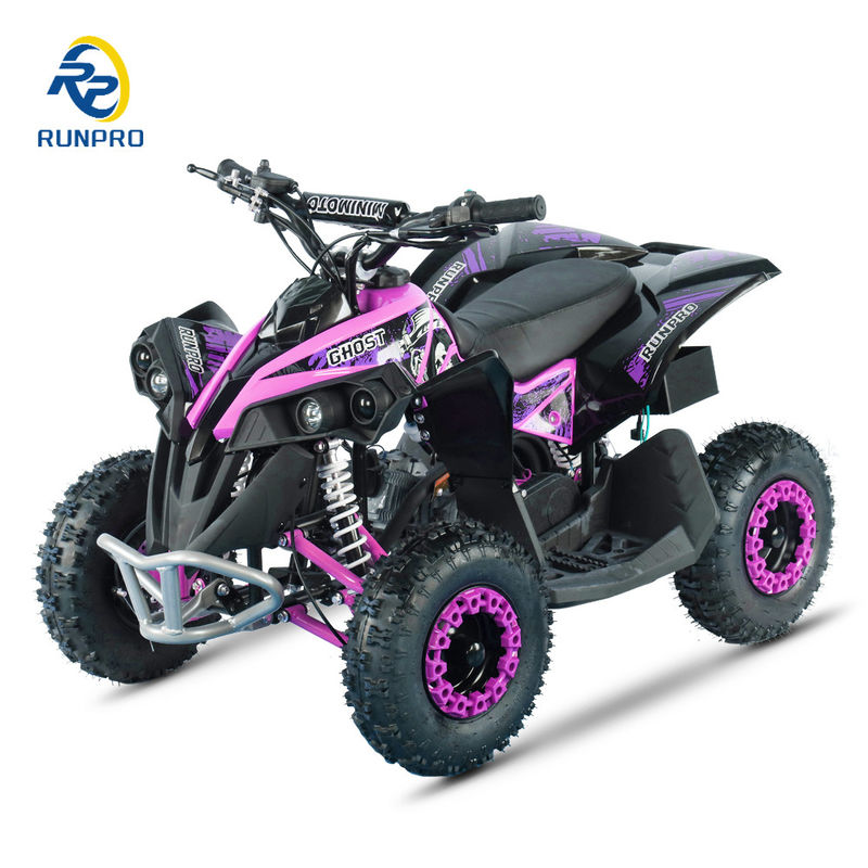 2024 RUNPRO 49cc ATV for Kids Side-by-Side 4 Wheels 6 Inch Tires 2 Stroke 50cc Quad Bikes