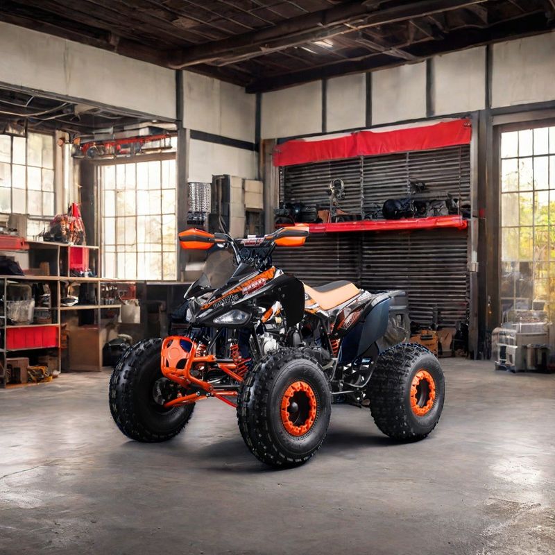 Runpro 125cc Quad ATV CE Certified 2WD Electric Start Quads for Adults Fuel and Powerful